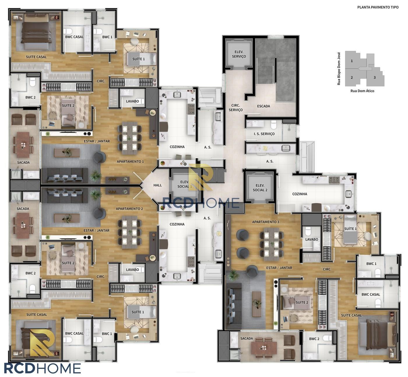 Apartamento, 3 quartos, 128 m² - Foto 19