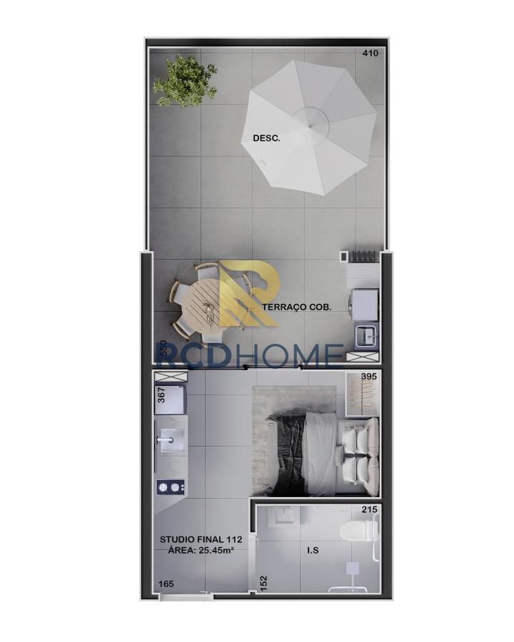 Apartamento, 1 quarto, 28 m² - Foto 10