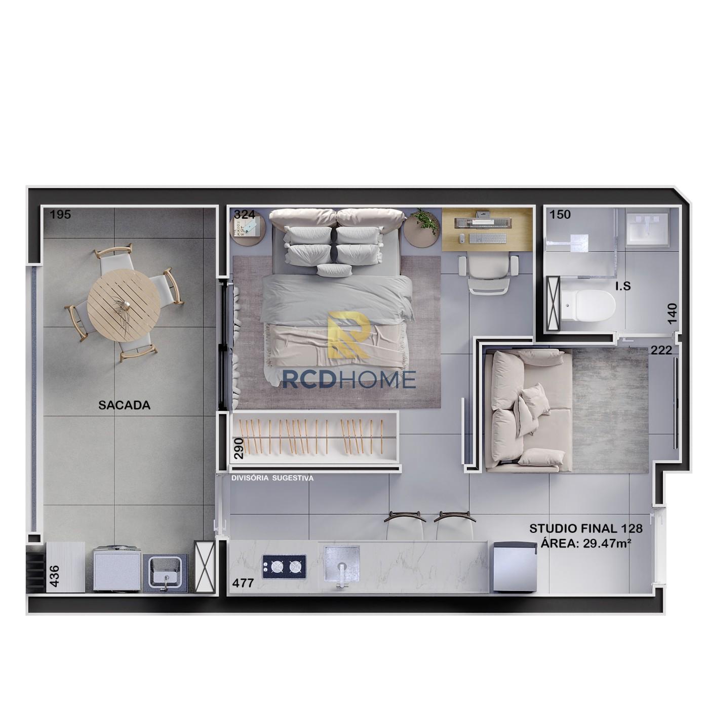 Apartamento, 1 quarto, 28 m² - Foto 11